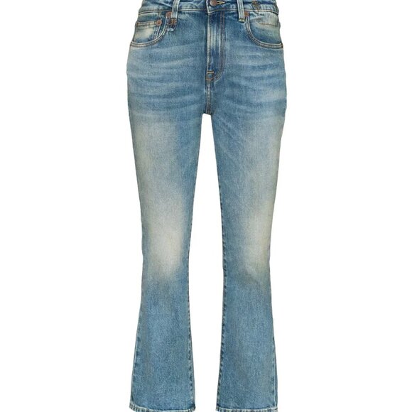 R13 Denim - R13 Kick flare crop jean, size 26, NWOT